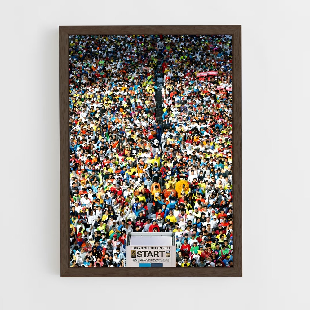 Poster Le Départ de Tokyo – affiche Athlétisme (vue 5)